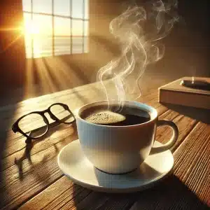 caption kopi aesthetic
